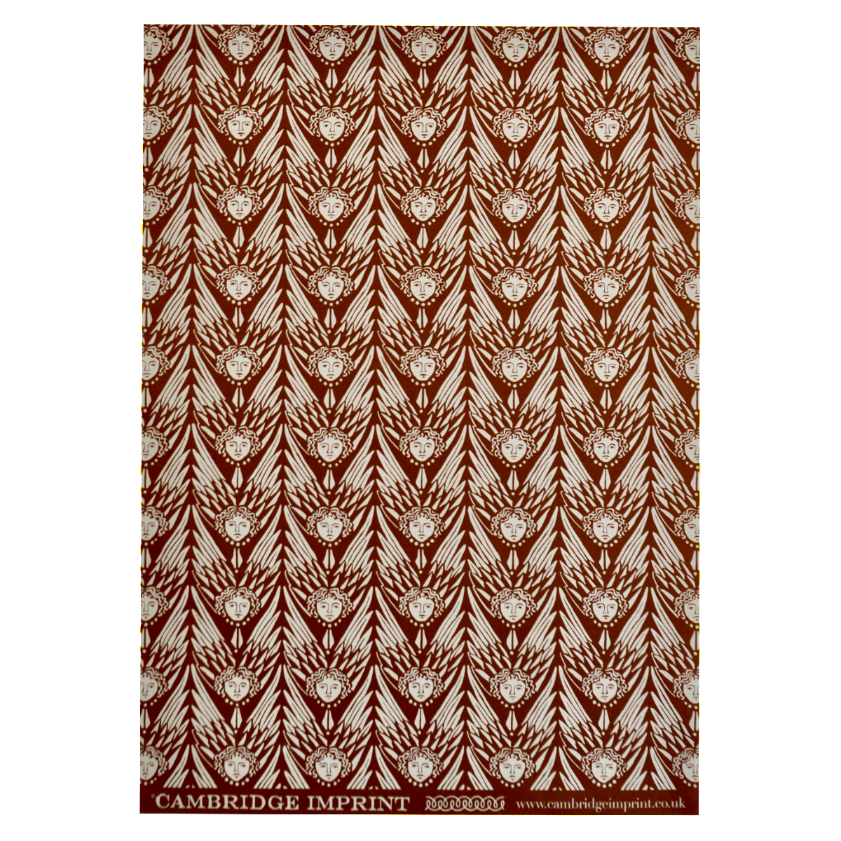 Cambridge Imprint Patterned Paper Suffolk Angels Bruised Cocoa