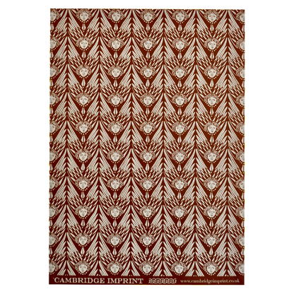 Cambridge Imprint Patterned Paper Suffolk Angels Bruised Cocoa