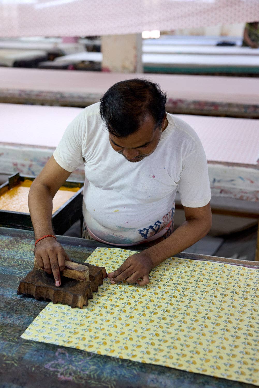 Hand Block Printed Gift Bags (Medium) Sunshine Refresh