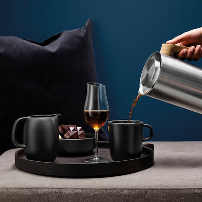Nordic kitchen Cup Ceramic black - Sandstone
