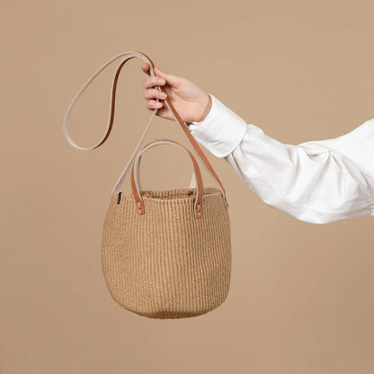 Kiondo Crossbody Basket Bag - Brown Small