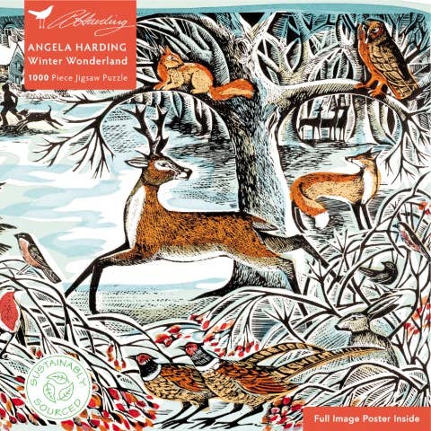 Adult Sustainable Jigsaw Puzzle / Angela Harding: Winter / 1000 / Piece Sustainable Jigsaws