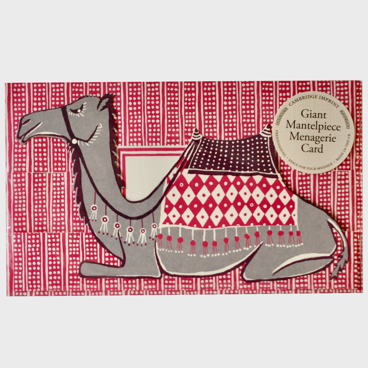 Giant Mantelpiece Menagerie Card: The Camel