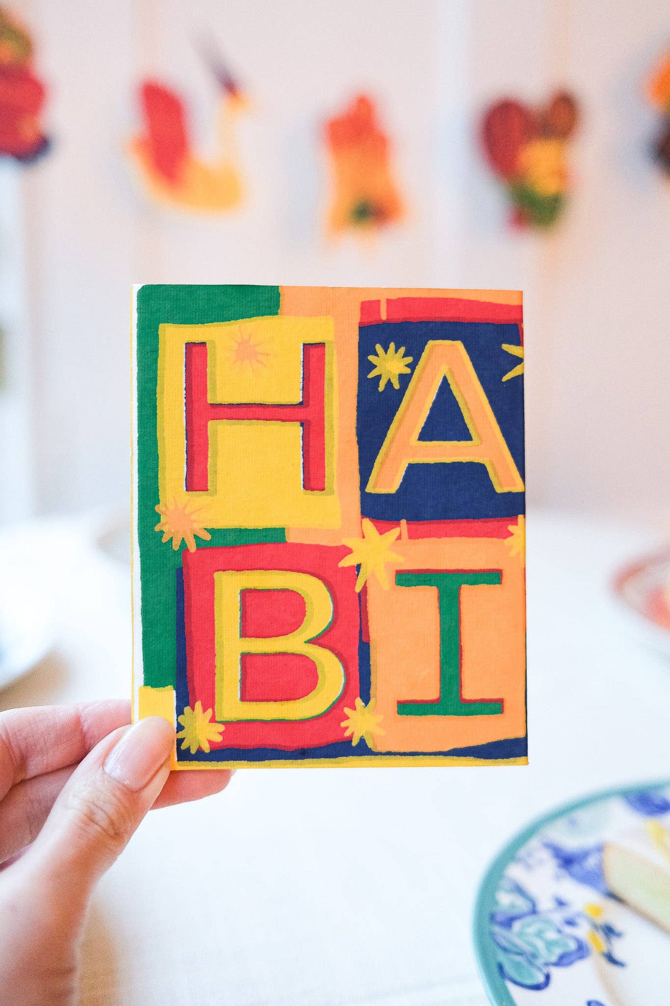 Happy Birthday Concertina Greeting Card