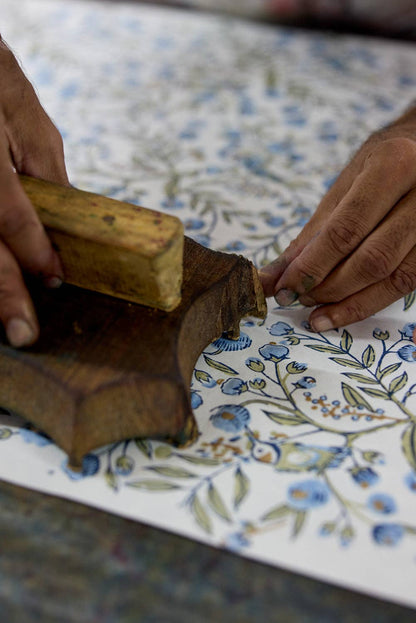 Hand Block Printed Gift Bags (Medium) - Blue Stone Collection
