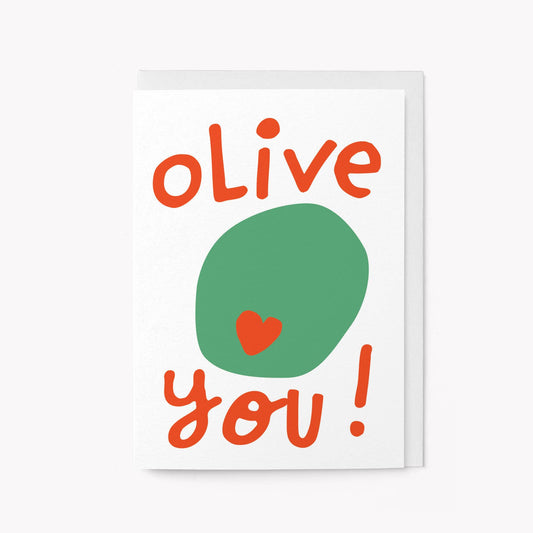 Olive you - Greeting Card: Cello free