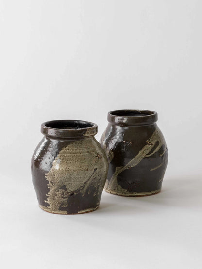 Franca Brown Utensil Pot