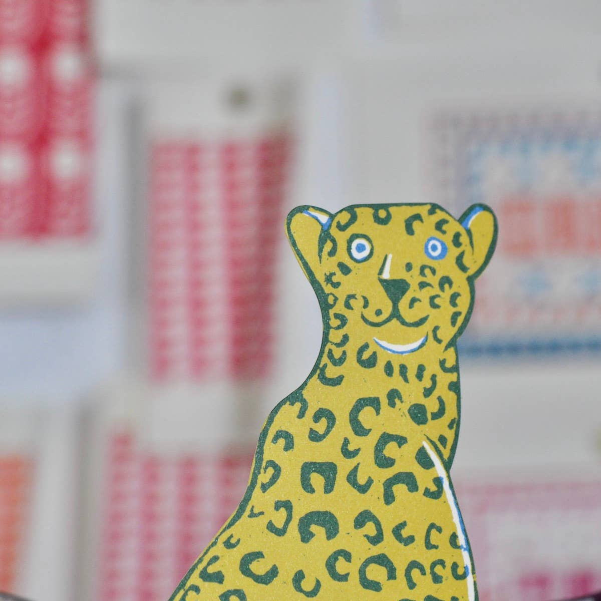 Giant Mantelpiece Menagerie Card: The Cheetah