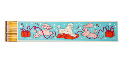 Archivist Extra Long Matches - Christmas Poodles