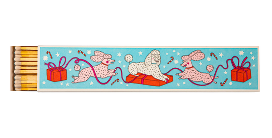 Archivist Extra Long Matches - Christmas Poodles