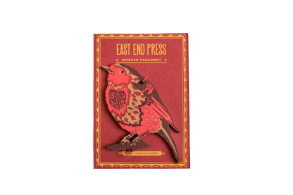 Robin Wooden Ornament