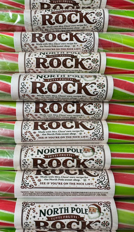North Pole rock - Christmas candy