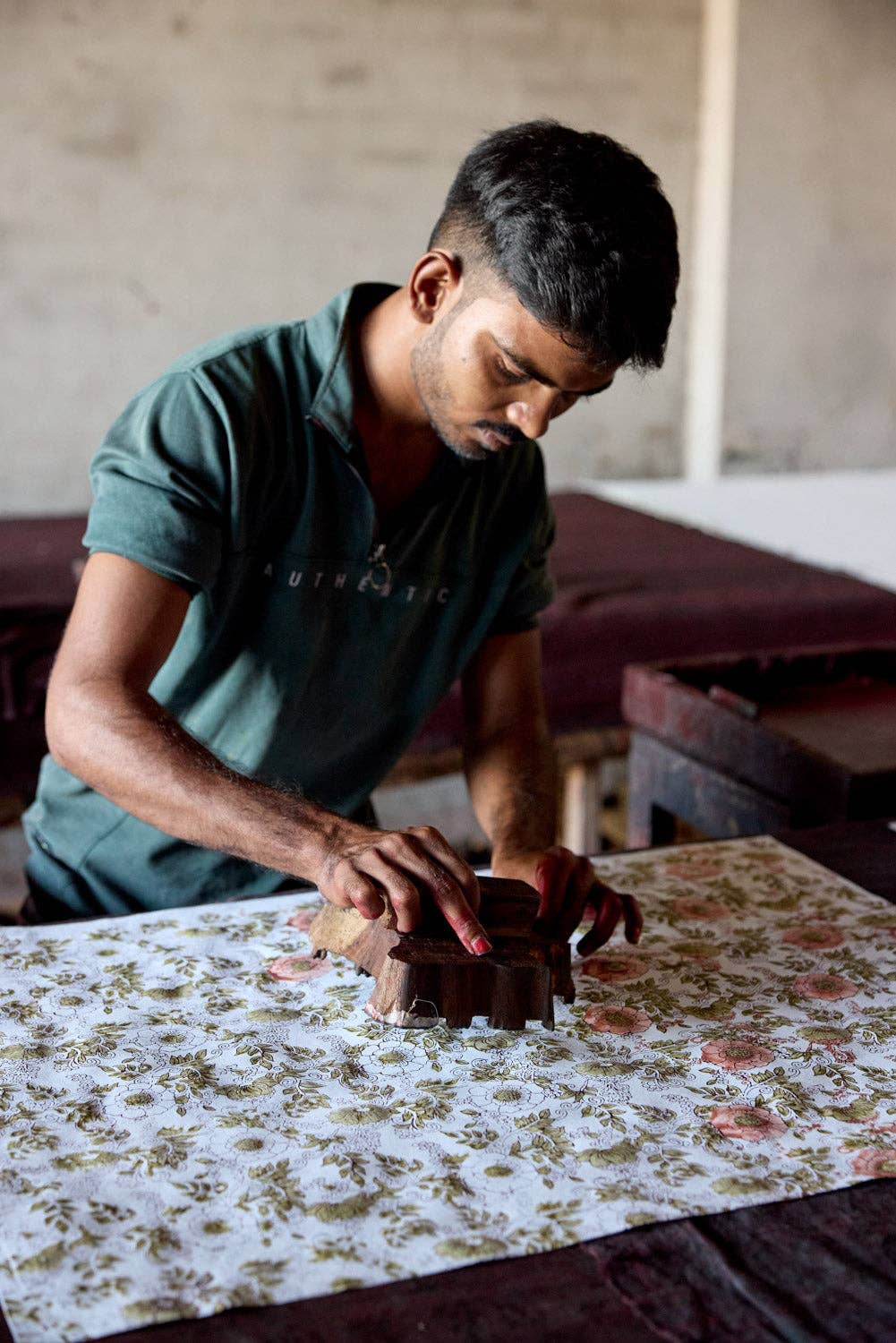 Hand Block Printed Gift Bags (Small) - Terracotta Collection