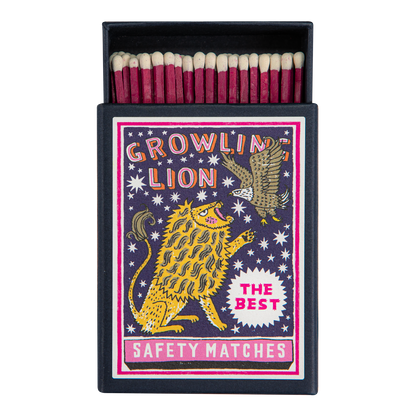 Growling Lion | Keepsake Matchbox