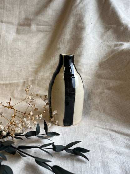 Stripe Ceramic Oil Bottle