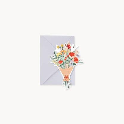 Wildflower Bouquet Pop-Up Card