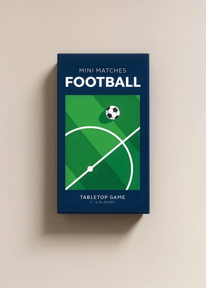 Mini Matches Football | Tabletop Game Set for Fans