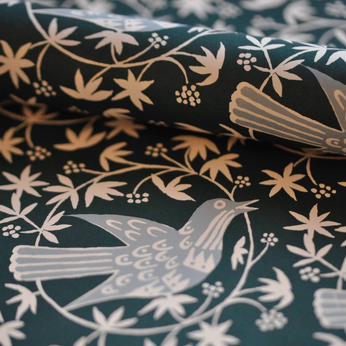 Cambridge Imprint Sheet Patterned Paper Songbird Midwinter