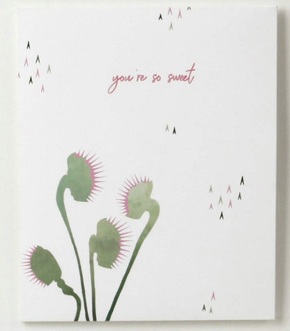 Venus Fly Trap Greetings Card