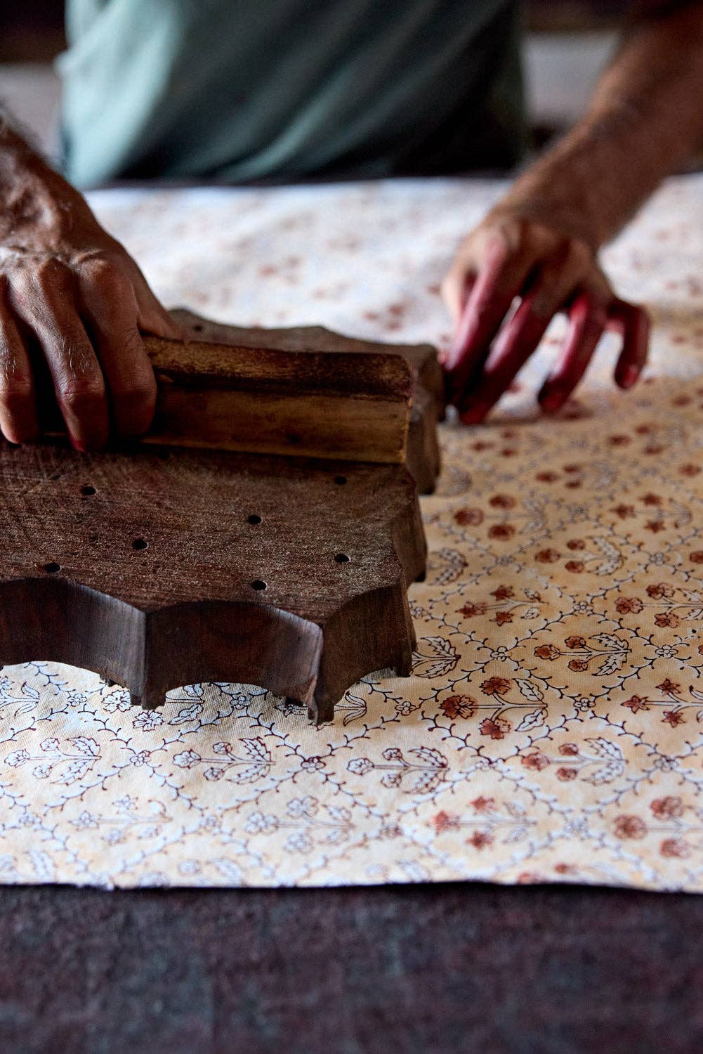 Hand Block Printed Gift Bags (Medium) - Terracotta Collection