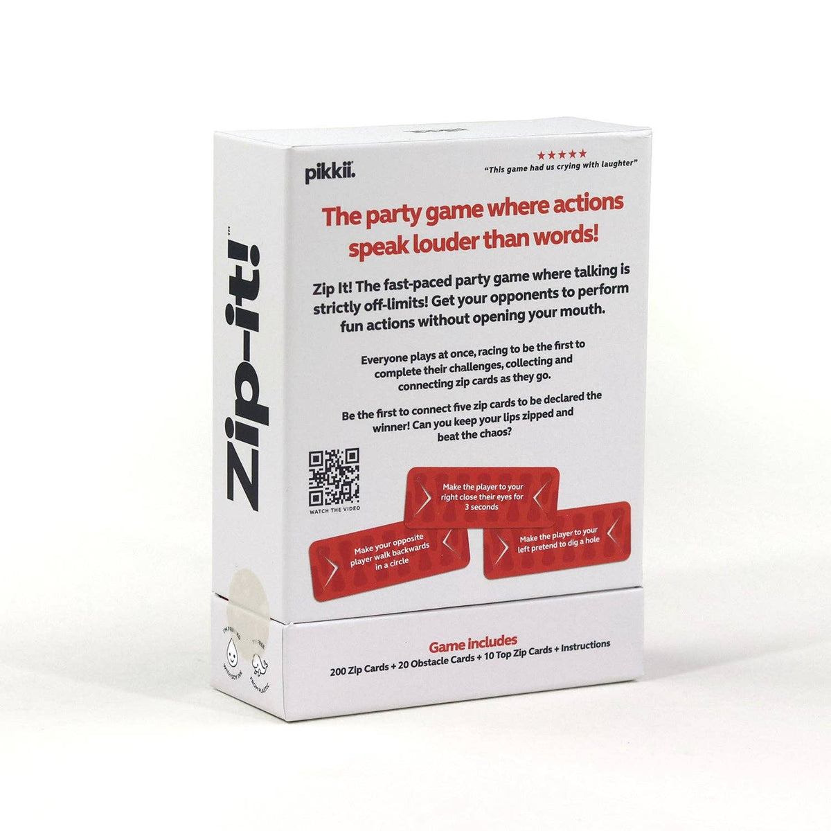 Zip-It Party Game | No-Talking Game | Fast-Paced Party Fun