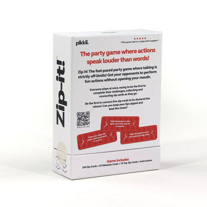 Zip-It Party Game | No-Talking Game | Fast-Paced Party Fun