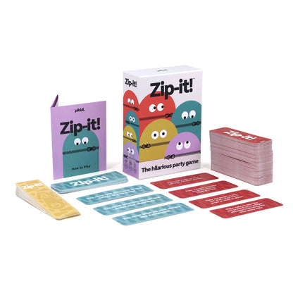 Zip-It Party Game | No-Talking Game | Fast-Paced Party Fun
