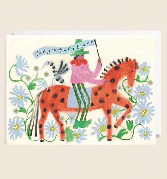 Congratulations Card | Folk Rider 