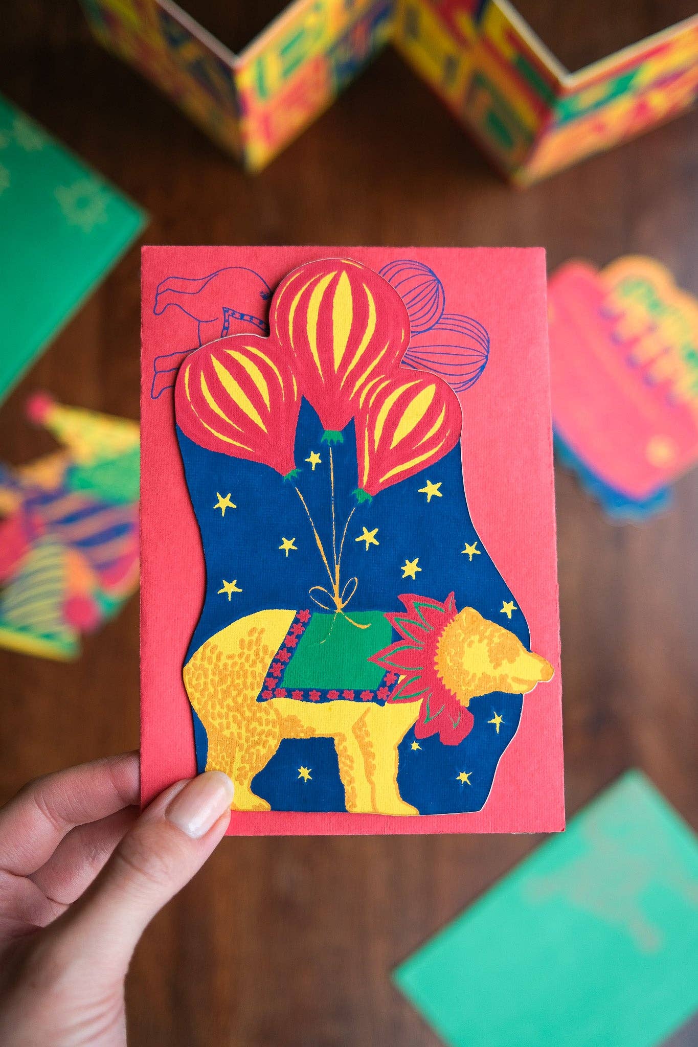 Party Bear Greeting Card