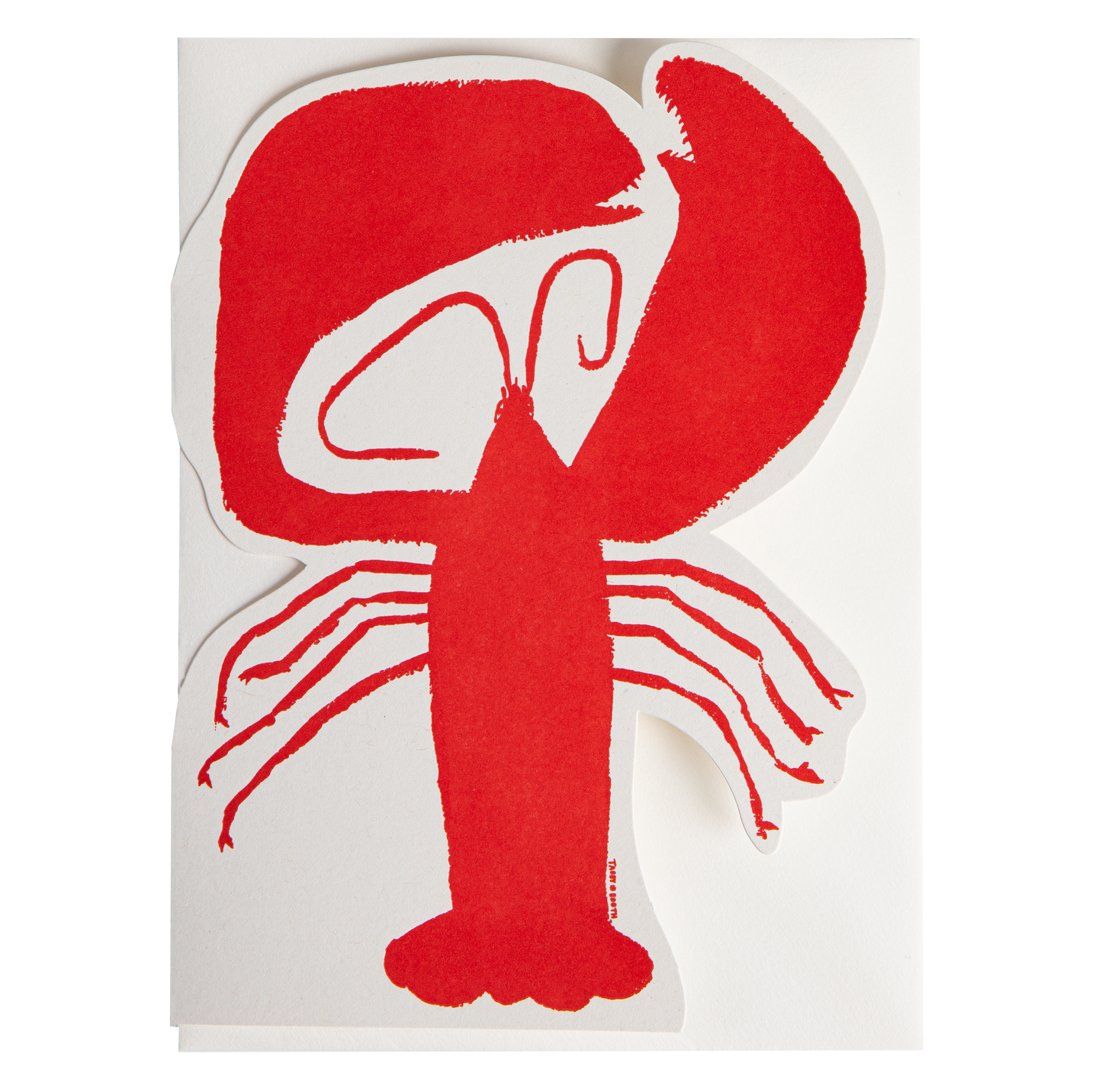 The Lobster | Letterpress Cards | Cut-out Cards