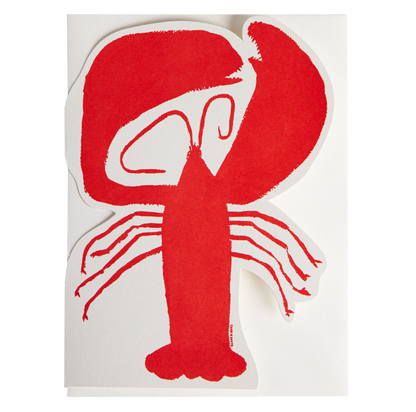 The Lobster | Letterpress Cards | Cut-out Cards