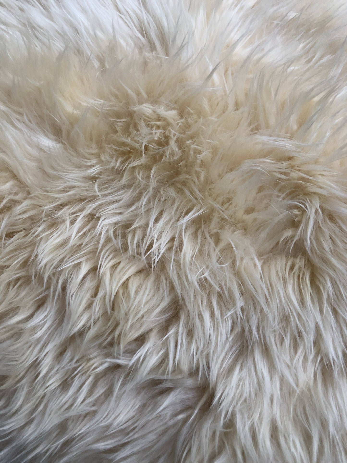 Genuine Eco Tanned Sheepskin Rug / Throw: Taupe