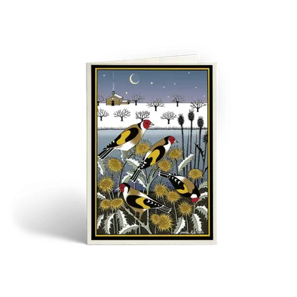 Goldfinch Garden Christmas Card / 5 Pk