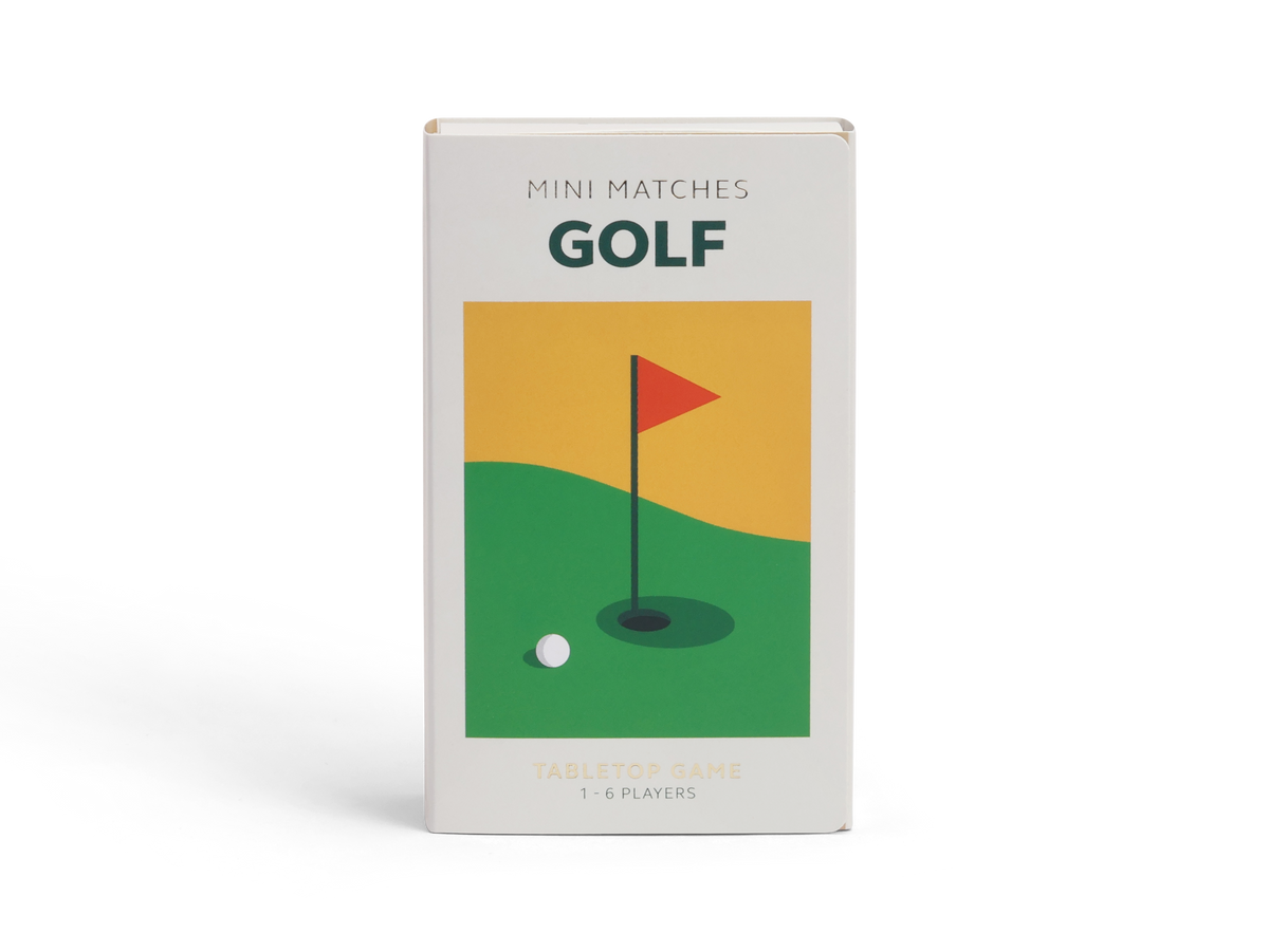 Mini Matches Golf | Tabletop Game Set for Golf Fans