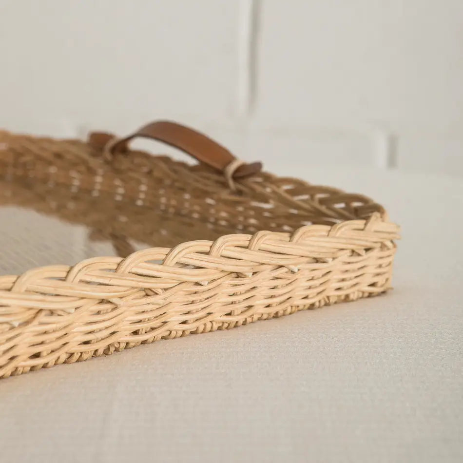Rattan Rectangular Tray Marsella - Large