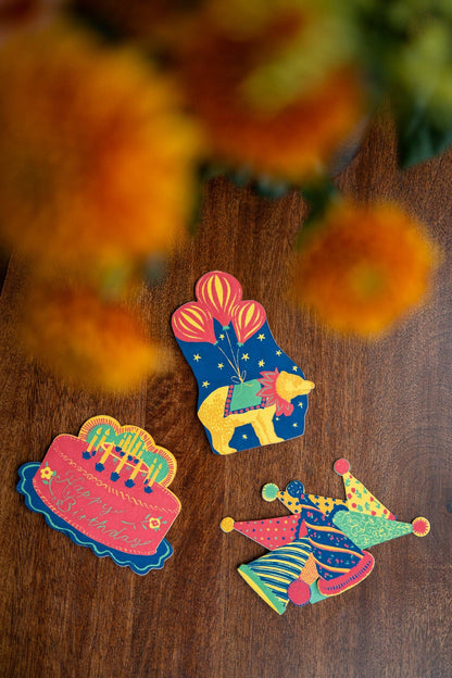 Party Hats Greeting Card