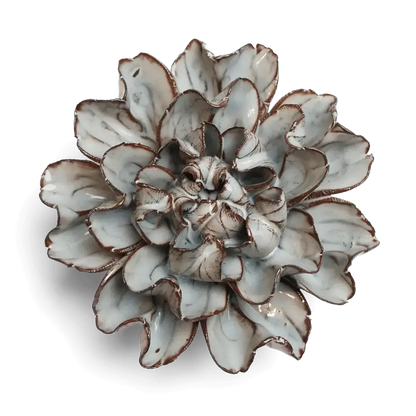 Ceramic Flower - Chocolate Mint Echo Lisianthus