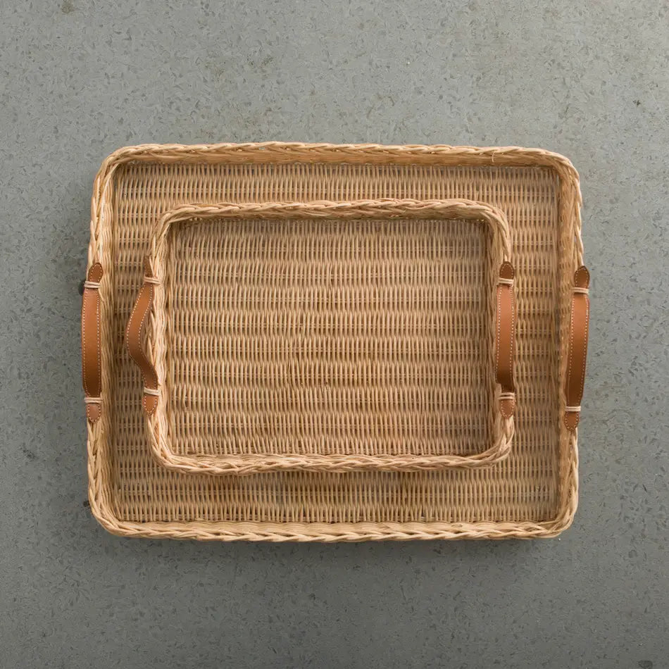 Rattan Rectangular Tray Marsella - Large