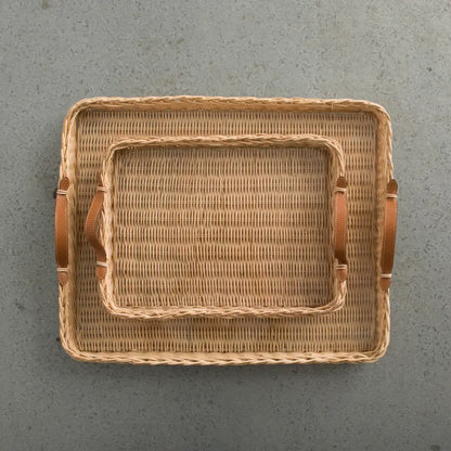 Rattan Rectangular Tray Marsella - Small