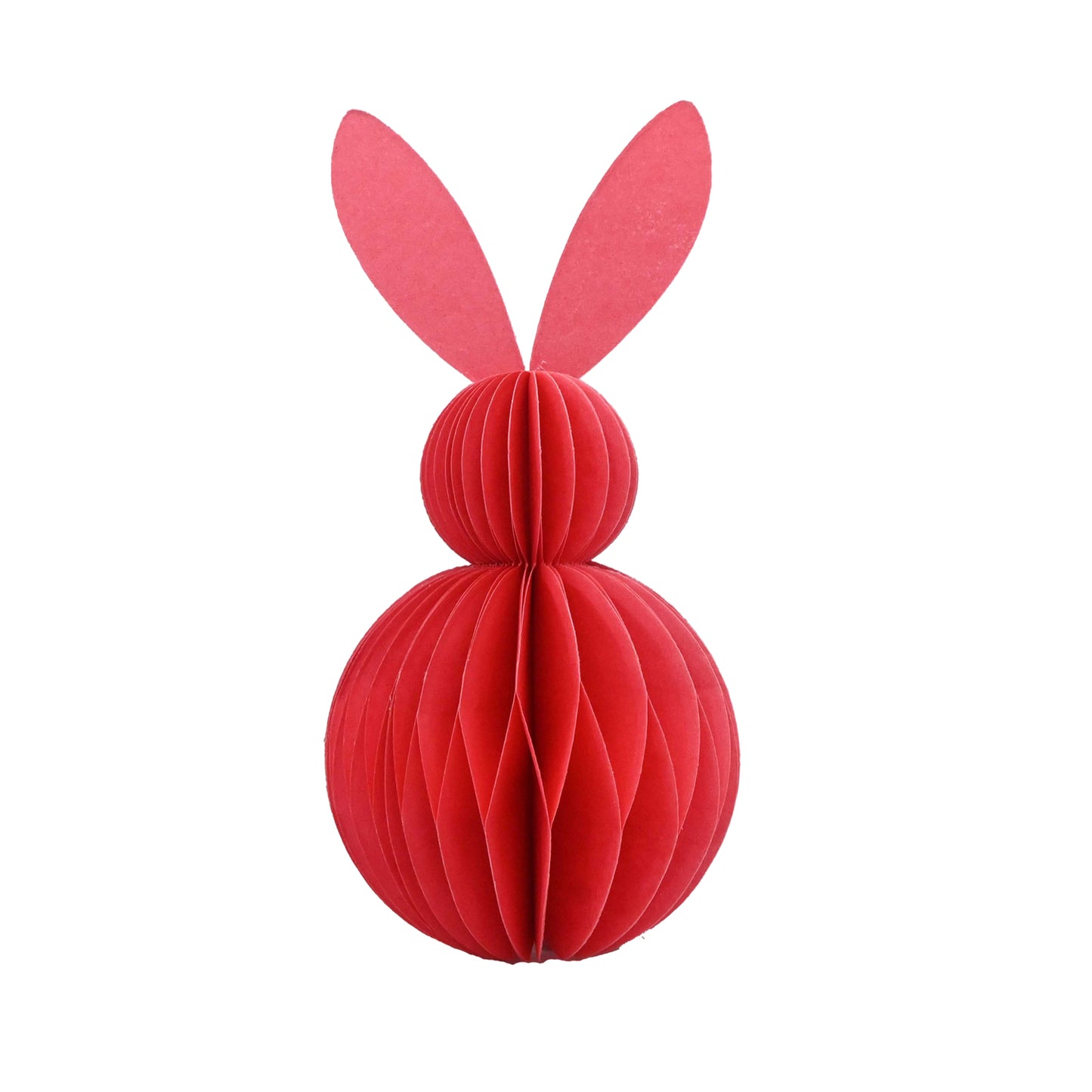 Honeycomb Bunny 22.5cm - Coral
