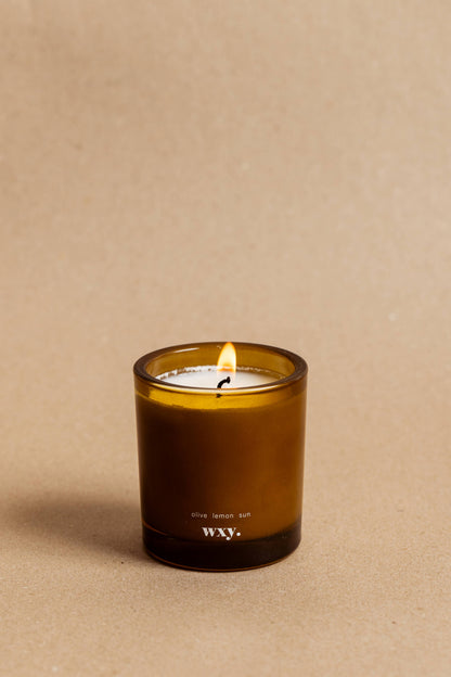 Wxy Scented Candle 150g - olive. lemon. sun.