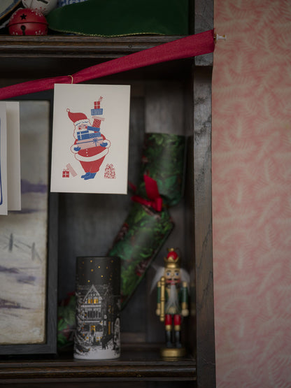 Archivist Father Christmas with Presents Card Pack 5