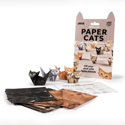 Paper Cats | Perfect For Cat Lovers | Cute DIY Origami Kit