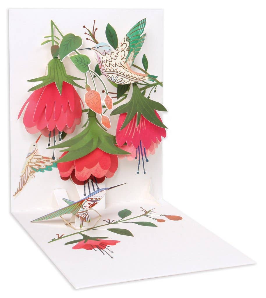 Hummingbirds Pop-Up Cards