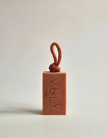 Natural Handmade Soap On A Rope "Boudoir"