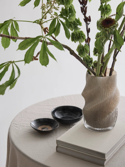 Glass Swirl Fano Vase