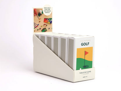 Mini Matches Golf | Tabletop Game Set for Golf Fans