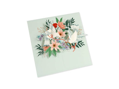 Love Birds Wedding & Engagement/Anniversary Pop-Up Card