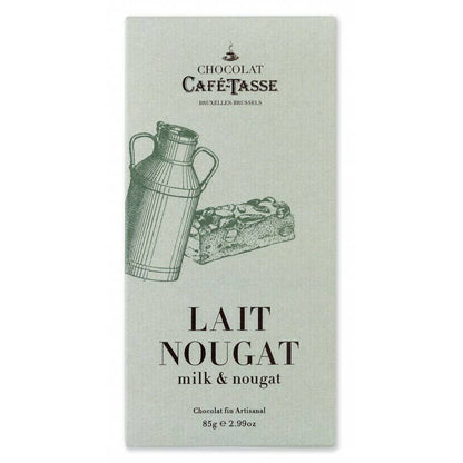 Cafe-Tasse Chocolate Bar 85g - Milk Nougat Chocolate Bar