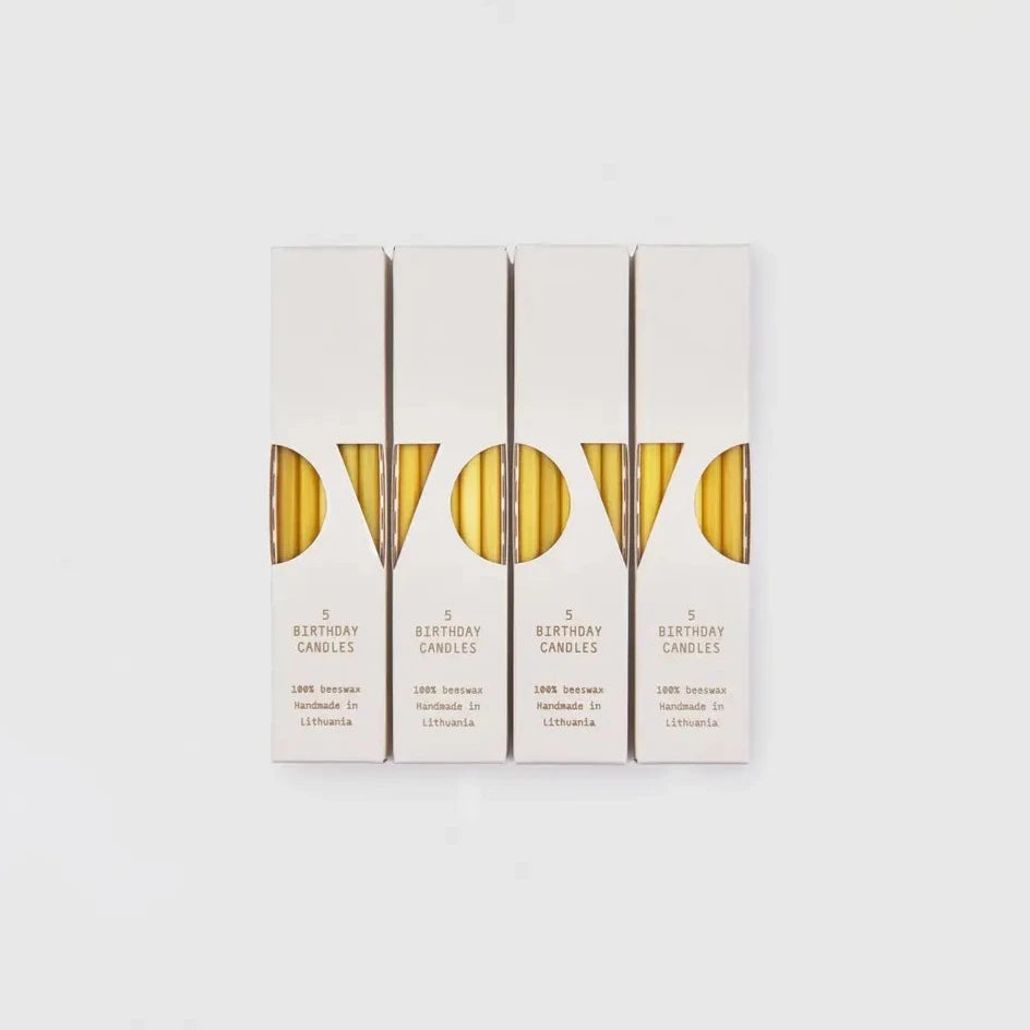 OVO 5 Birthday Candles  - Blue Tone